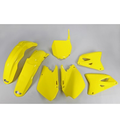 SUZUKI RM 125-250 2001-2023 UFO PLASTICS KIT -YELLOW