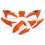 KTM SX-SXF 2023-2024 Σέτ πλαστικά UFO - Πορτοκαλί