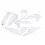 KTM EXC-EXCF 2020-2023 PLASTICS KIT UFO (with headlight plastic) WΗΙΤΕ