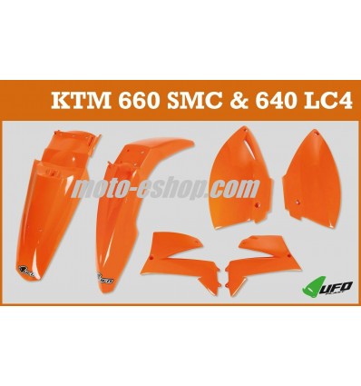 KTM 625/640/660 SMC-LC4 2000-2005 Σέτ πλαστικά UFO -Πορτοκαλί