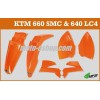 KTM 625/640/660 SMC-LC4 2000-2005 Σέτ πλαστικά UFO -Πορτοκαλί