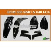 KTM 625/640/660 SMC-LC4 2000-2005 Σέτ πλαστικά UFO -Μαύρο