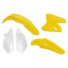 Suzuki DRZ 400 2000-2014 RACETECH Plastic Kit OEM Color Yellow/White