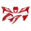 Beta RR 250/300/350/400/450 2023-2024 UFO PLASTIC KIT -RED
