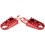 CRF 250-450 2002-2023 Footrests SCAR Standard -Red