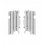 RM 250 1996-2006 Polisport Radiator Louvers -White