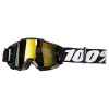 100% ACCURI Tornado Snowmobile Goggles Mirror Gold Vented Dual Lens