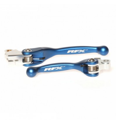 YZ 125/250 2015-2025 RFX Race Forged Flexible Lever Set -Blue