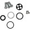 HONDA CRF-X 450 2005-2007 FUEL PETCOCK REPAIR KIT Moose Racing -07050377