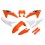 KTM EXC/EXCF 2024-2025 FULL PLASTICS KIT UFO  -Orange