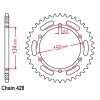 KMX 125/200 1986-1993 Rear Sprocket Renthal 112-428-49