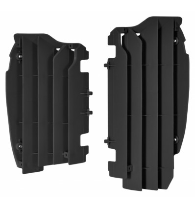 KXF 450 2012-2015 Radiator Louvers Polisport -Black