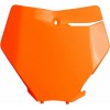 KTM SX-F 2019-2022 UFO Front Number Plate Orange KT04094-127