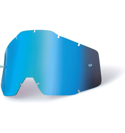 100% Racecraft 1/Accuri 1/Strata 1 Replacement BLUE Mirror Lens