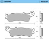 YZ 125-250 2022-2024 Front brake pads Moto-Master  -Racing GP