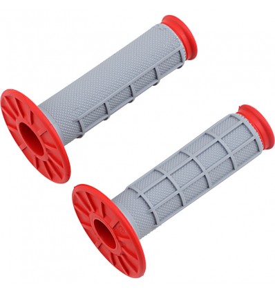 GRIPS RENTHAL DUAL RED/GREY