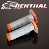 GRIPS RENTHAL DUAL ORANGE/GREY