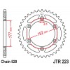 Husqvarna CR/WR 125/250/500 1984-1988 Γρανάζι πίσω αλουμινίου JT