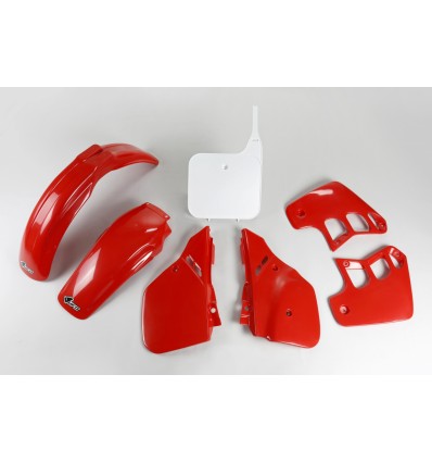HONDA CR 250 1988-1989 PLASTICS KIT UFO -RED