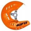KTM EXC 250/300 & EXCF 250/350/450 2015-2025 Προστασία εμπρόσθιου δισκοφρένου UFO - Πορτοκαλί