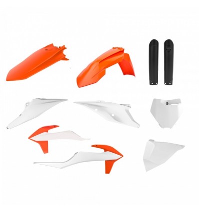 KTM SX-SXF 2019-2022 Σέτ πλαστικά Polisport - OEM Color 2021