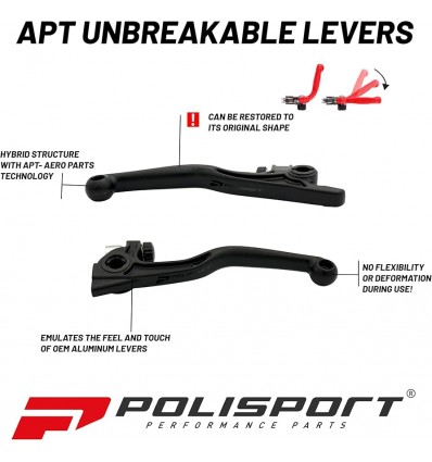 Honda CRF 450R 2007-2020 Polisport APT Unbreakable Levers