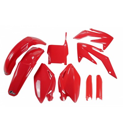 Honda CRF 250R 2004-2005 Σέτ πλαστικά + καλαμίδες UFO - Κόκκινο