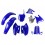 YZF-WRF 250/426 2000-2002 UFO Full Plastics kit - BLUE