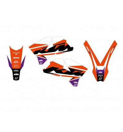KTM EXC/EXCF 2005-2007 BLACKBIRD DREAM 5 GRAPHICS