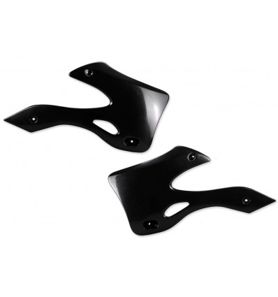 Kawasaki KX 125/250 1999-2002 Cemoto Radiator covers - Black