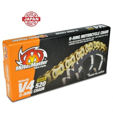 Moto-Master V4 520 O-ring Drive Chain 120 Links