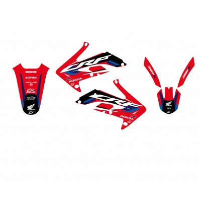HONDA CRF 450R 2005-2008 Αυτοκόλλητα Blackbird DREAM 5