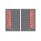SHOWA FORK CRYSTALL STICKERS CARBON FIBER LOOK 
