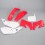 CR 125-250 1998-1999 PLASTICS KIT Polisport -Red CR04