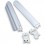 XR 250-600 & XT 600 UFO Front fork guards White