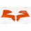 KTM LC4 625-640-660 2000-2007 UFO RADIATOR COVERS (ORANGE)