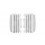 YZF 250-450 2006 Polisport Radiator Louvers (White color)