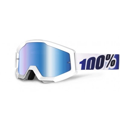 GOGGLES 100% 100% STRATA EQUINOX - Mirror Blue