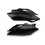 CRF 450R 2009-12 & CRF 250R 2010-13 Καπάκια πίσω Polisport  (ΜΑΥΡΑ)
