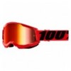 GOGGLES 100% STRATA 2 RED - Mirror Red