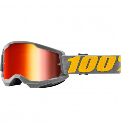 GOGGLES 100% STRATA 2 IZIPIZI - Mirror Red