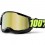 GOGGLES 100% STRATA 2 UPSOL BLACK - Mirror Gold