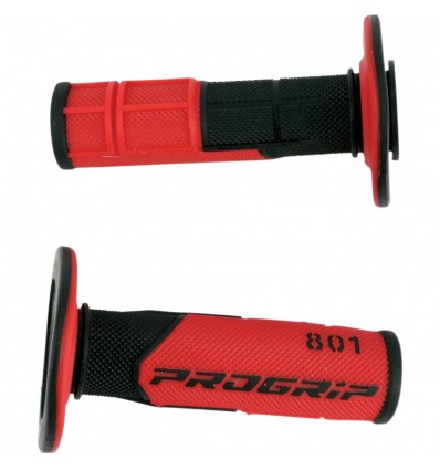 PRO GRIP GRIPS OFFROAD 801 RED/BLACK