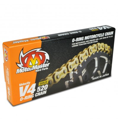 Moto-Master V4 520 O-ring Drive Chain 120 Links