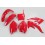 CRF 450R 2005-2007 UFO PLASTICS KIT -RED
