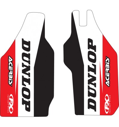 HONDA CR-CRF 125/250/450/500 1990-2008 Lower Fork Graphics FACTORY EFFEX -DUNLOP