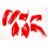 CR 125-250 2002-2003 PLASTICS KIT UFO -RED