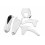 KTM EXC-EXCF 2012-13 PLASTIC KIT UFO -WHITE