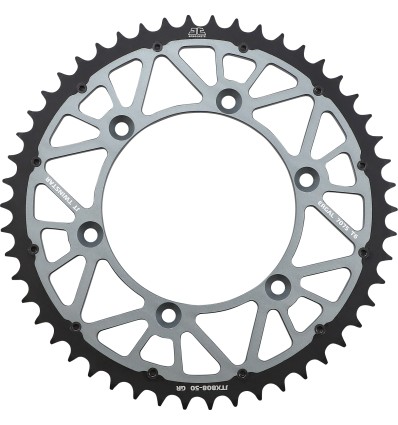 Yamaha YZ 125/250 1999-2026 & YZF-WRF 250/426/450 1999-2026 Twinstar Steel-Aluminum Hybrid Sprocket -GRAY